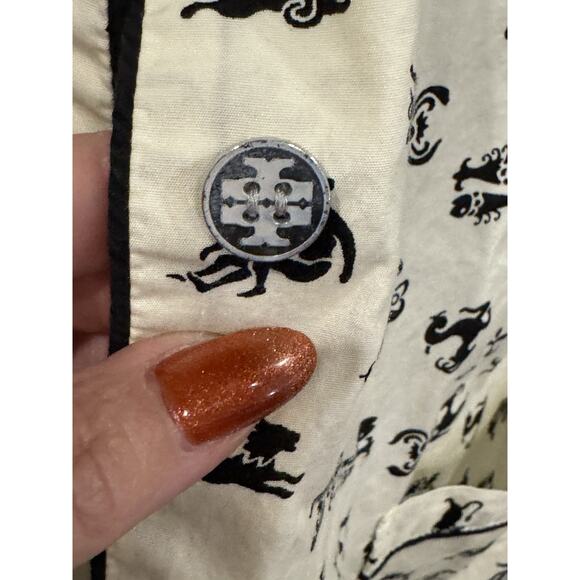 Tory Burch Women pajama set Long Sleeve Lounge Sleep size M Read - Picture 4 of 7